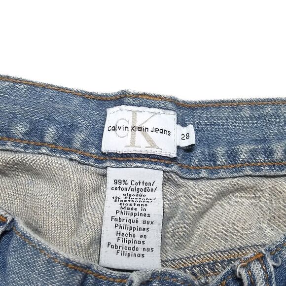 VINTAGE Calvin Klein Light Wash Bell Bottom Jeans - Picture 8 of 8